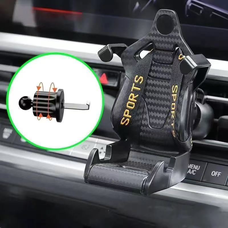 RACE CAR SEAT PHONE HOLDER